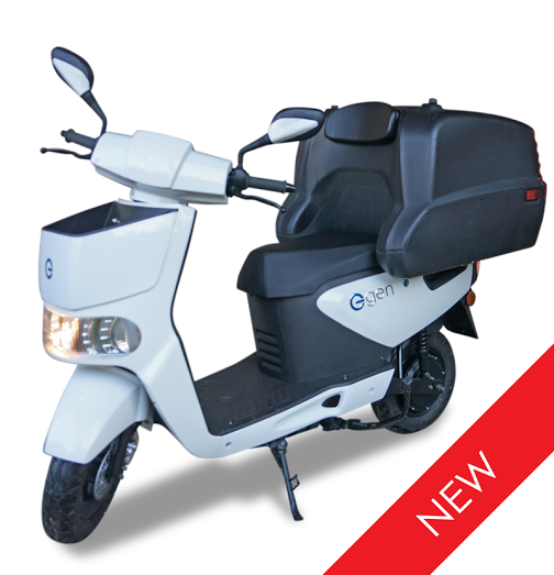 Electric food delivery scooter