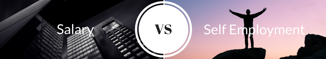 salary versus self-employed sales