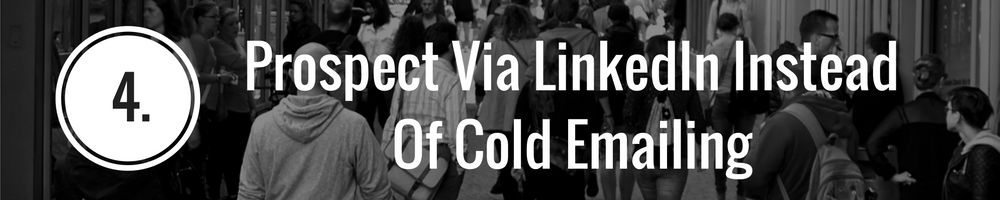 sales prospecting via linkedin