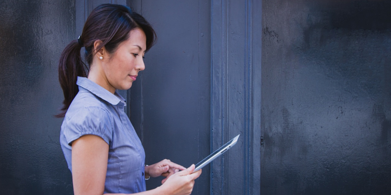 self-employed sales woman