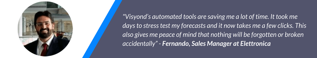 visyond data freelance sales job testimonial